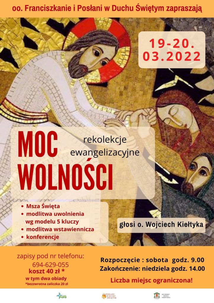 rekolekcje moc wolności franciszkanie przemyśl